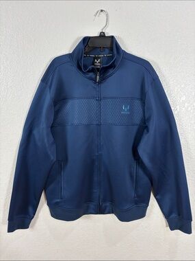 Messi Collection,Size XL,Men's Navy Full-Zip Track Jacket